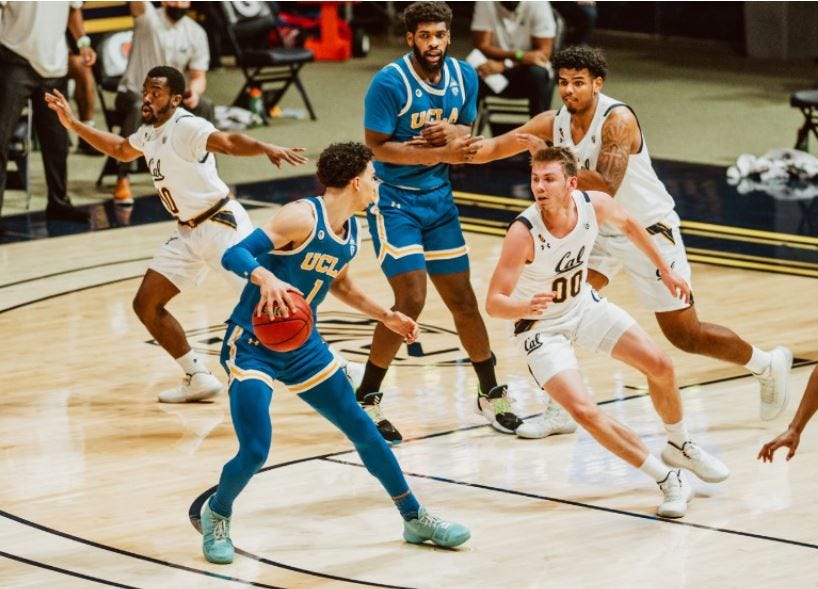 Cody Riley One Half of Basketball Enough for UCLA to Beat UC Berkeley, 61-57