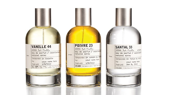 Le labo store scents ranked