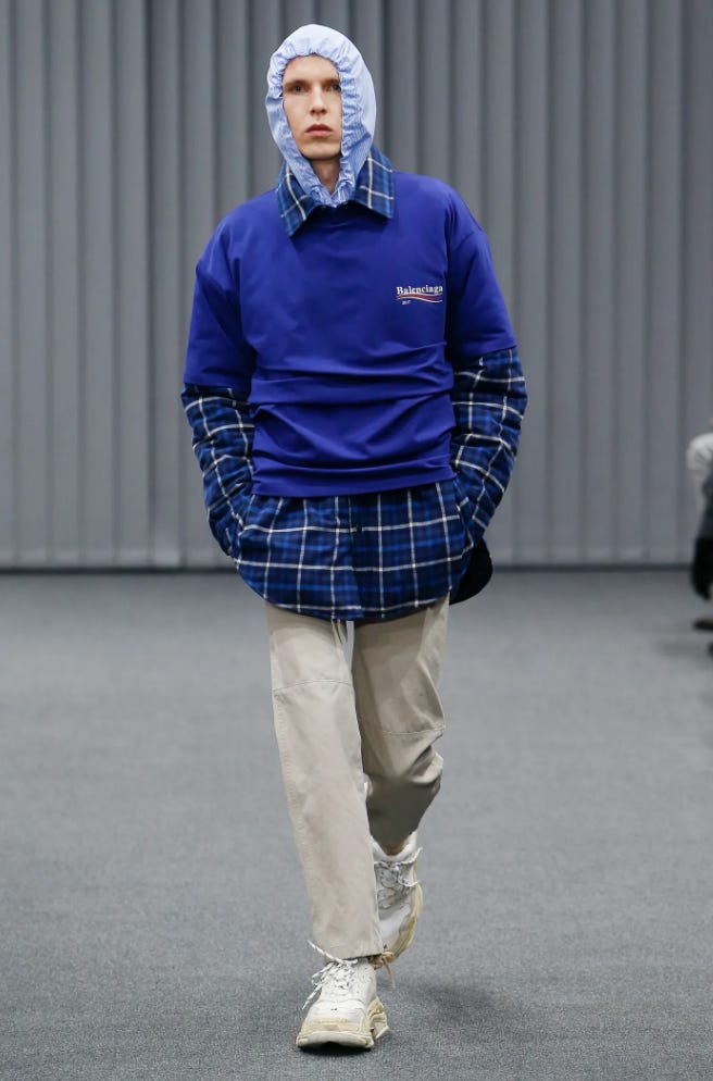 Ugly hotsell balenciaga shirt
