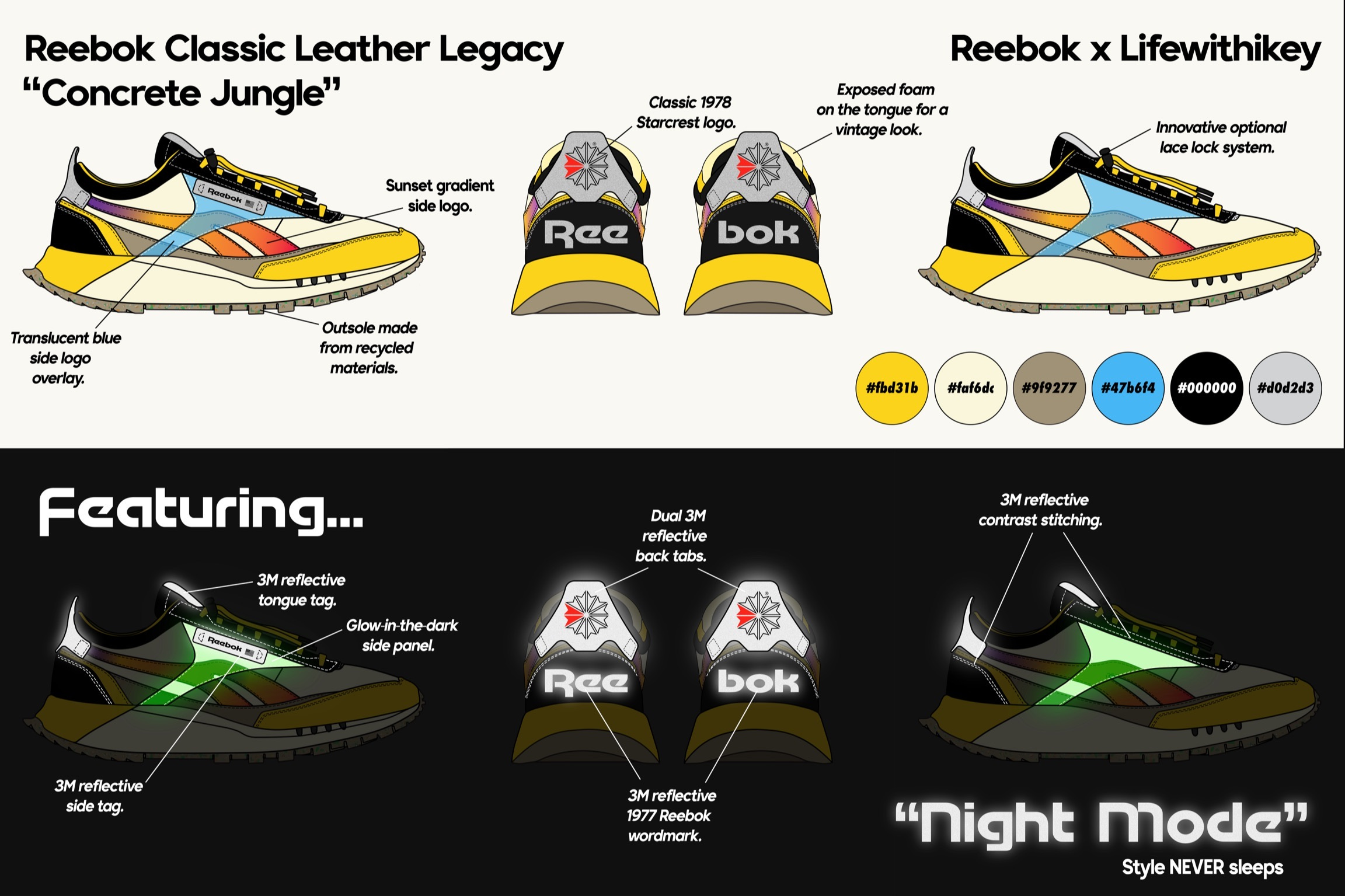 Reebok classic 3m sale