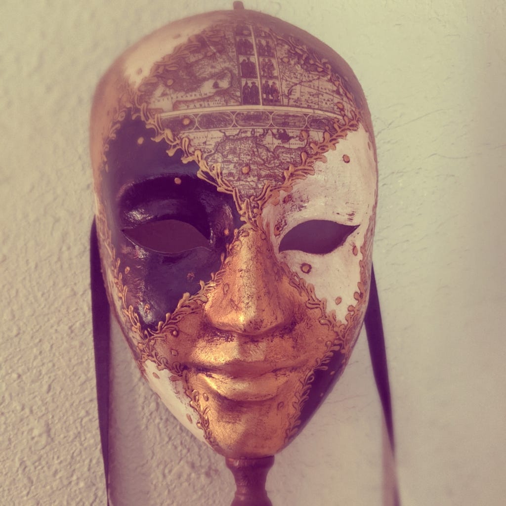 Trying On A Mask By B Eugene B 