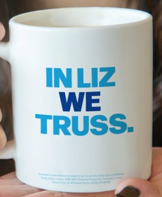 Liz Truss's Necklace by Victoria Moss