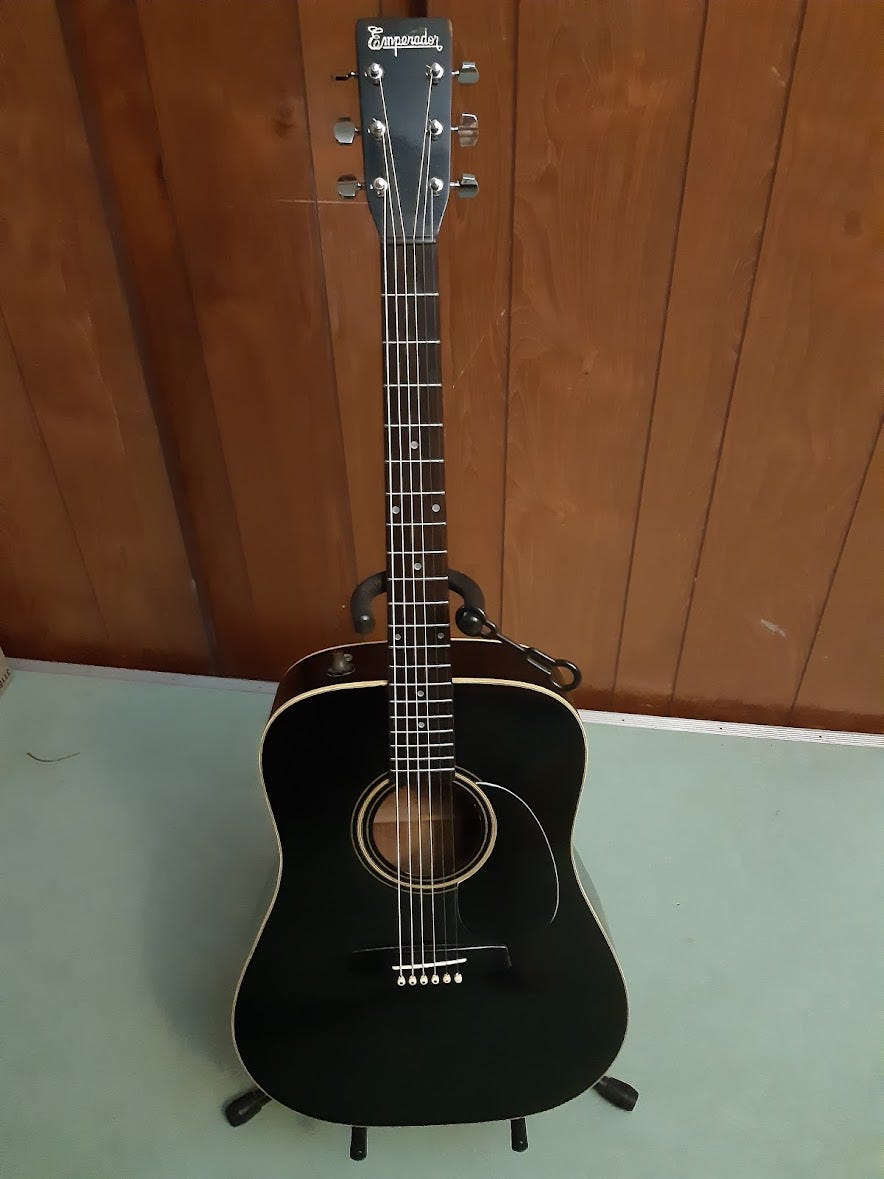 Emperador acoustic guitar cheap