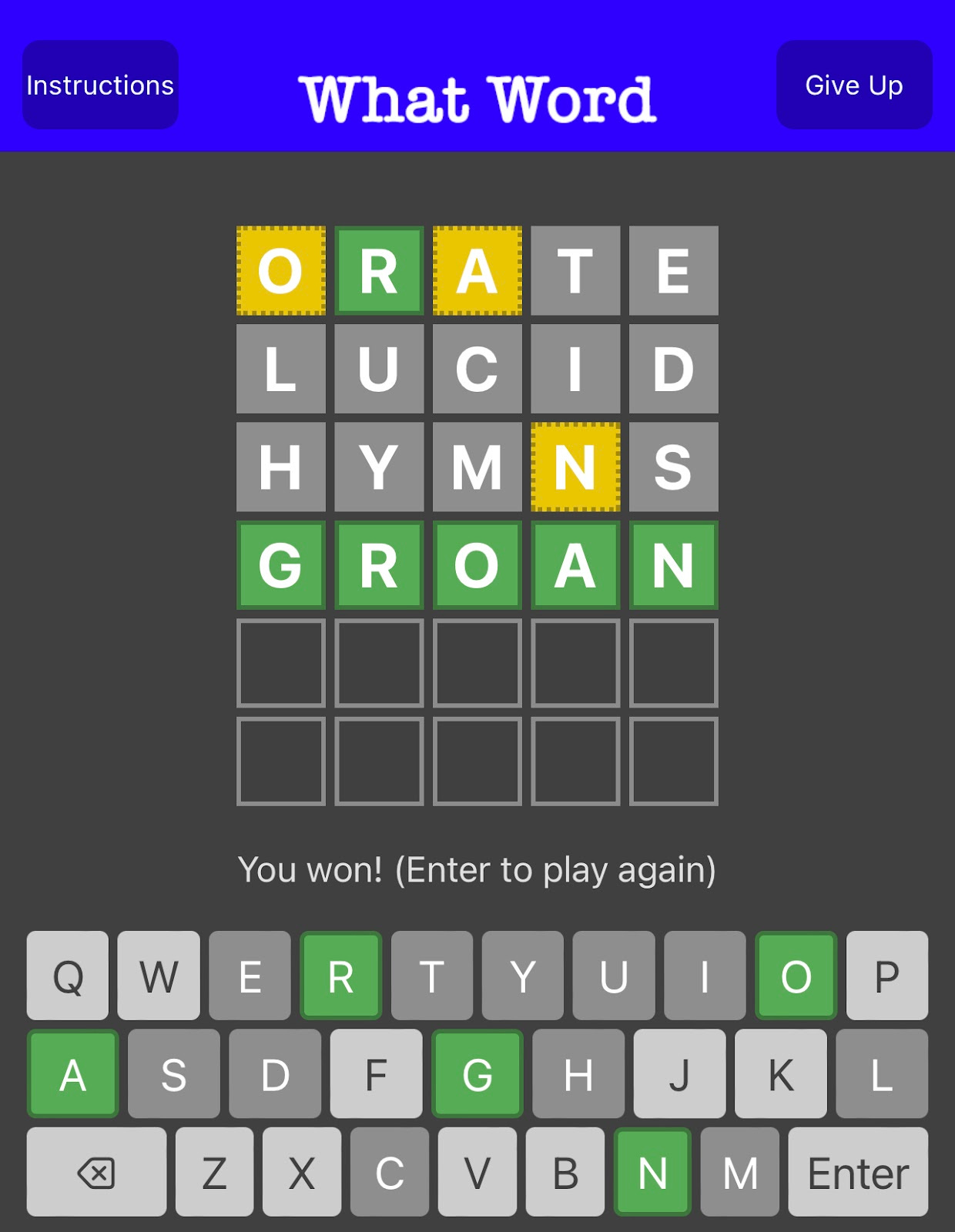 Radio Clues Nymph how to always win at Wordle