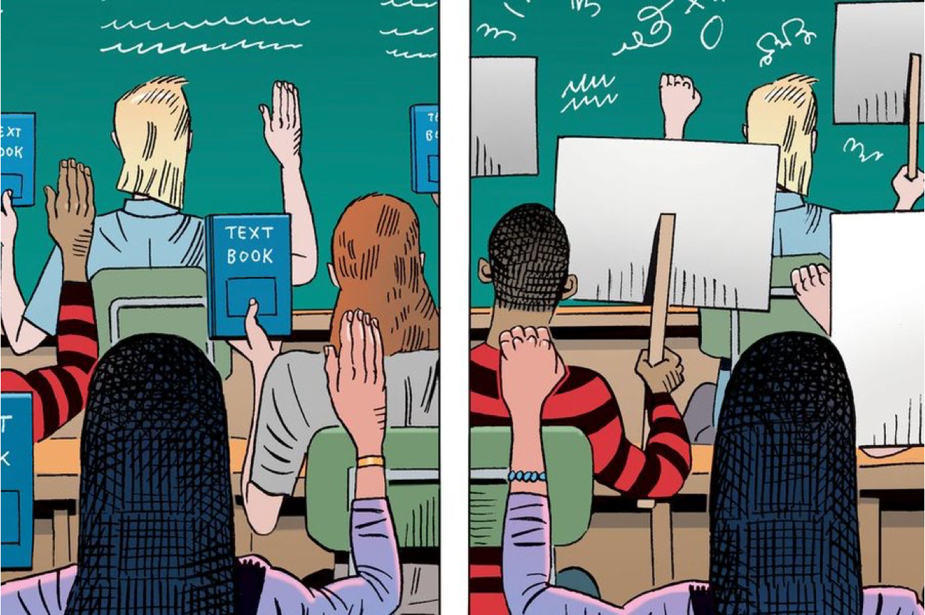 Dividing by race comes to grade school - by Bion Bartning