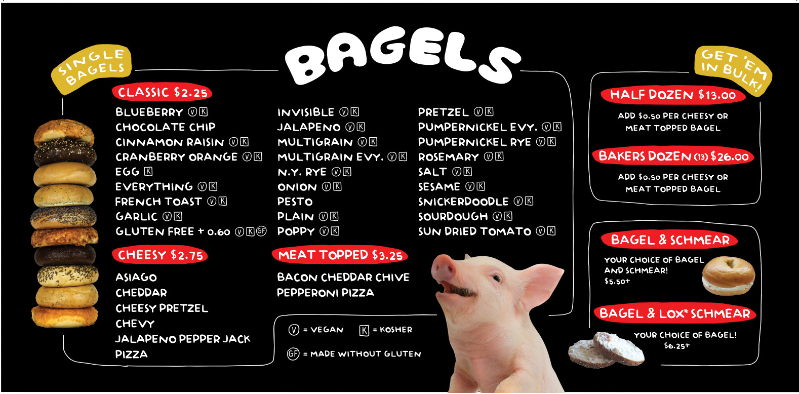 Can I find a good Seattle bagel at... Blazing Bagels