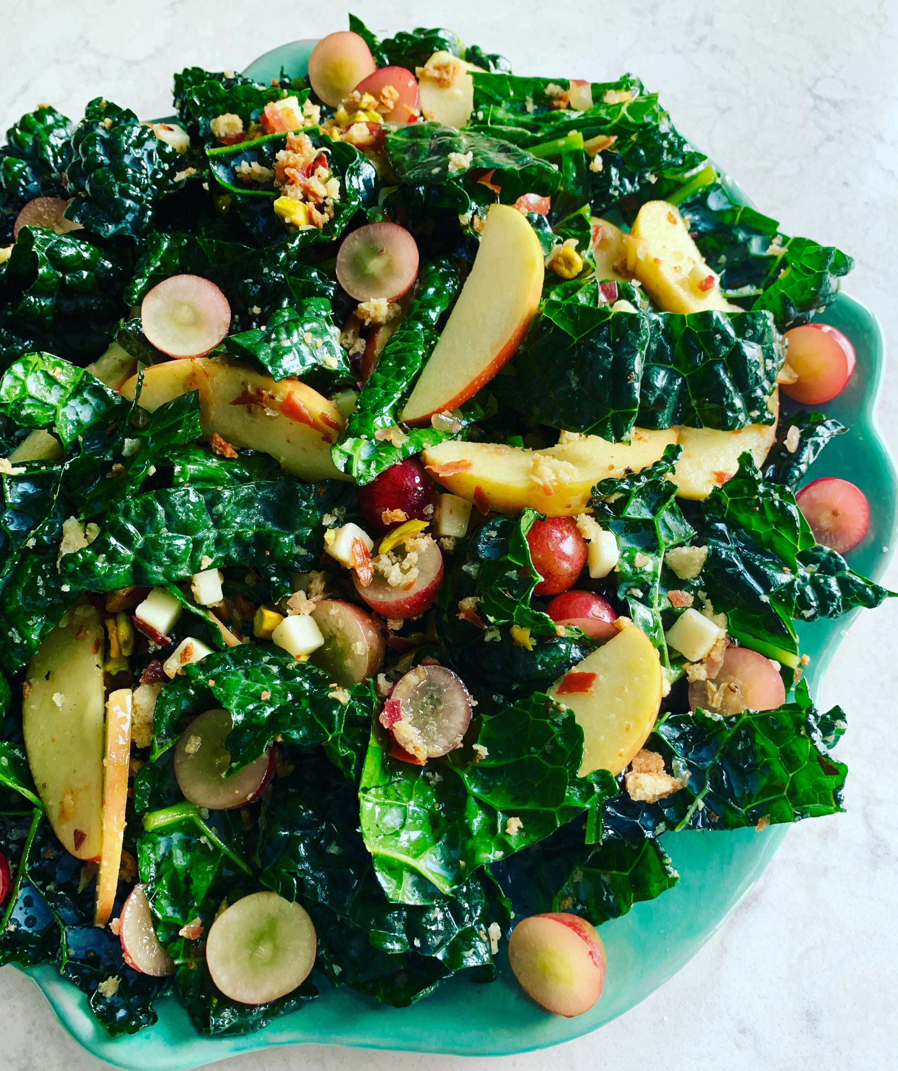 A Bacon and Egg Salad (Enough Said) and a Luscious Kale Salad