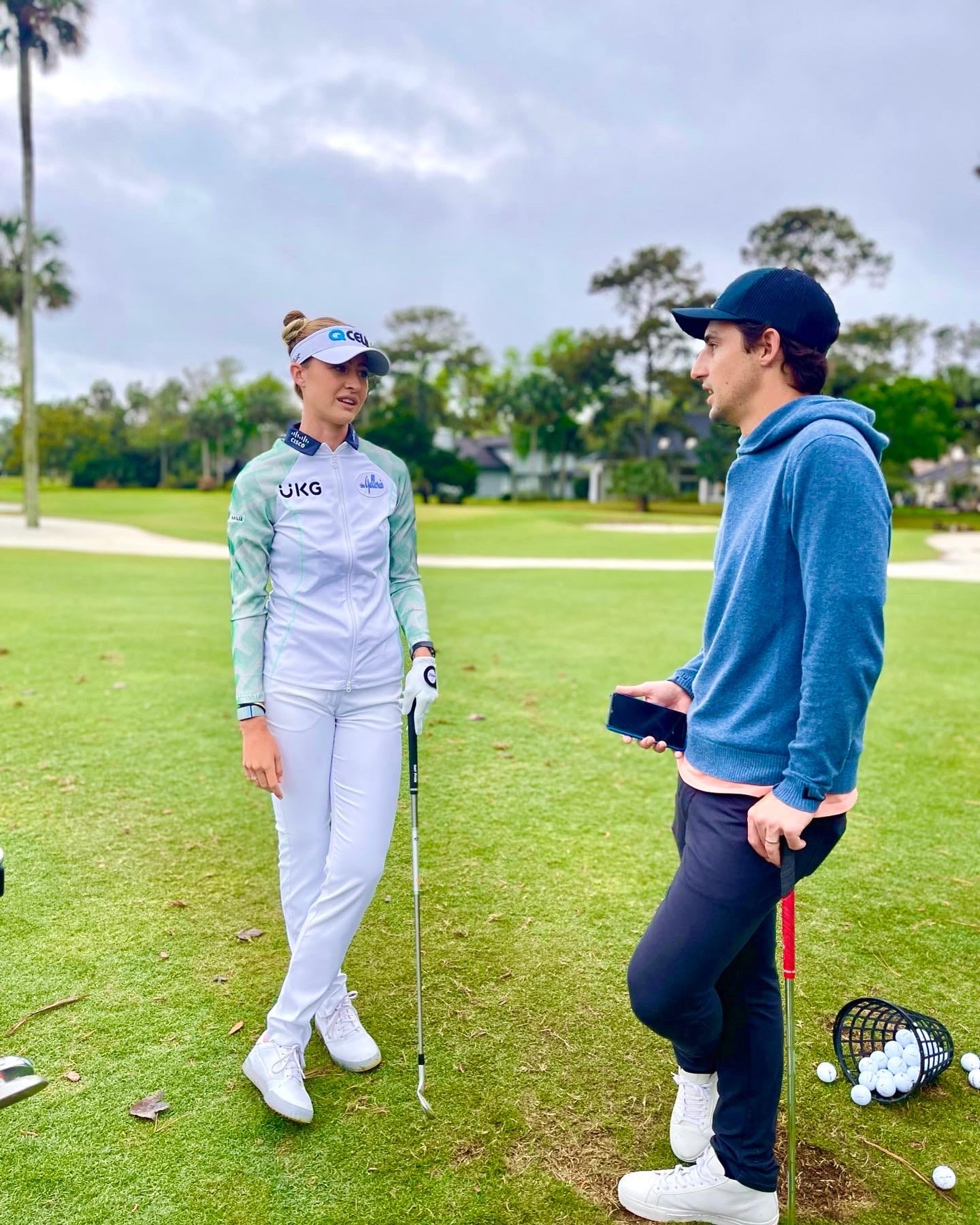 Tiger Phil and Nelly Korda by Dylan Dethier GOLF etc