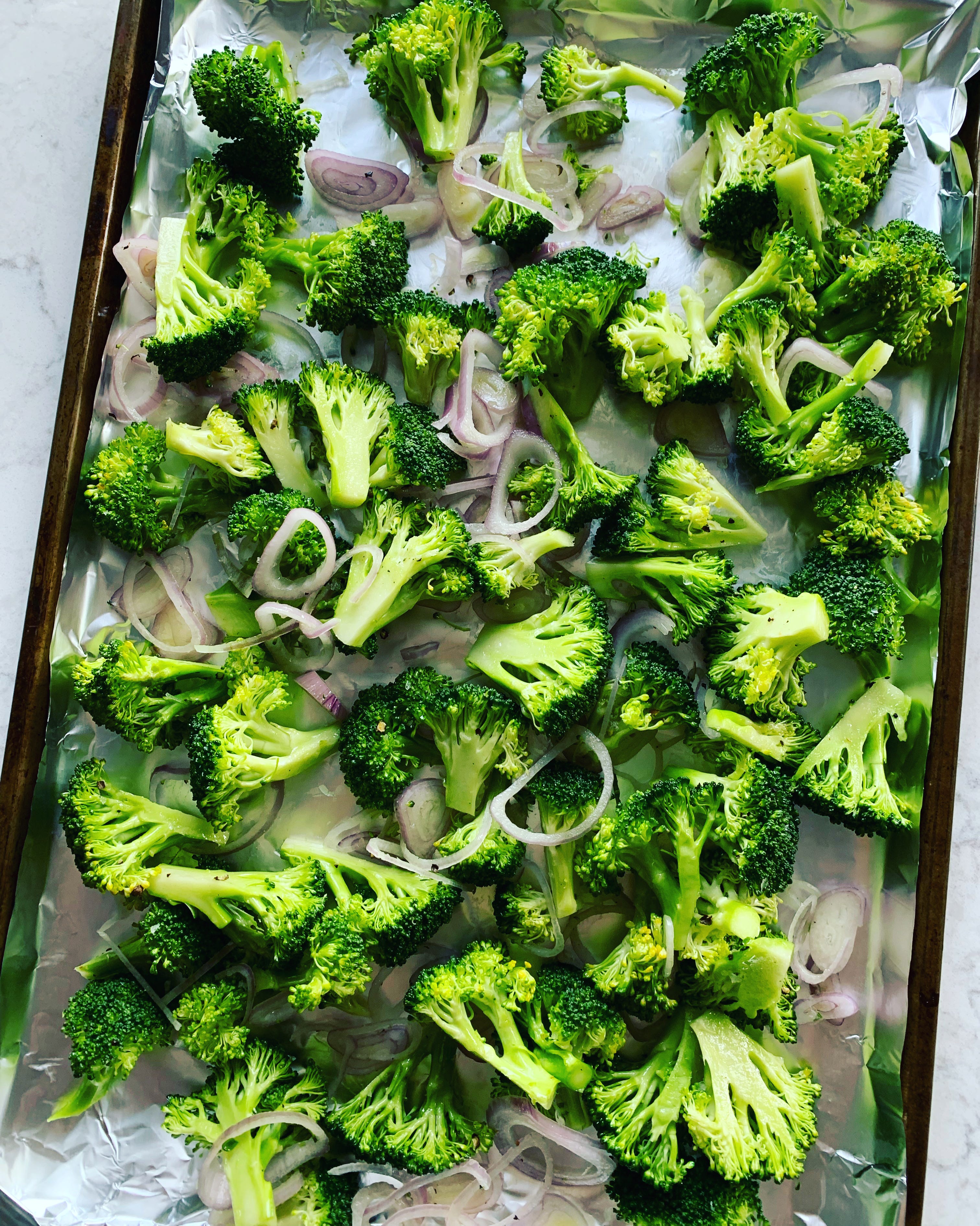 Roasted Broccoli Panzanella! by emily nunn