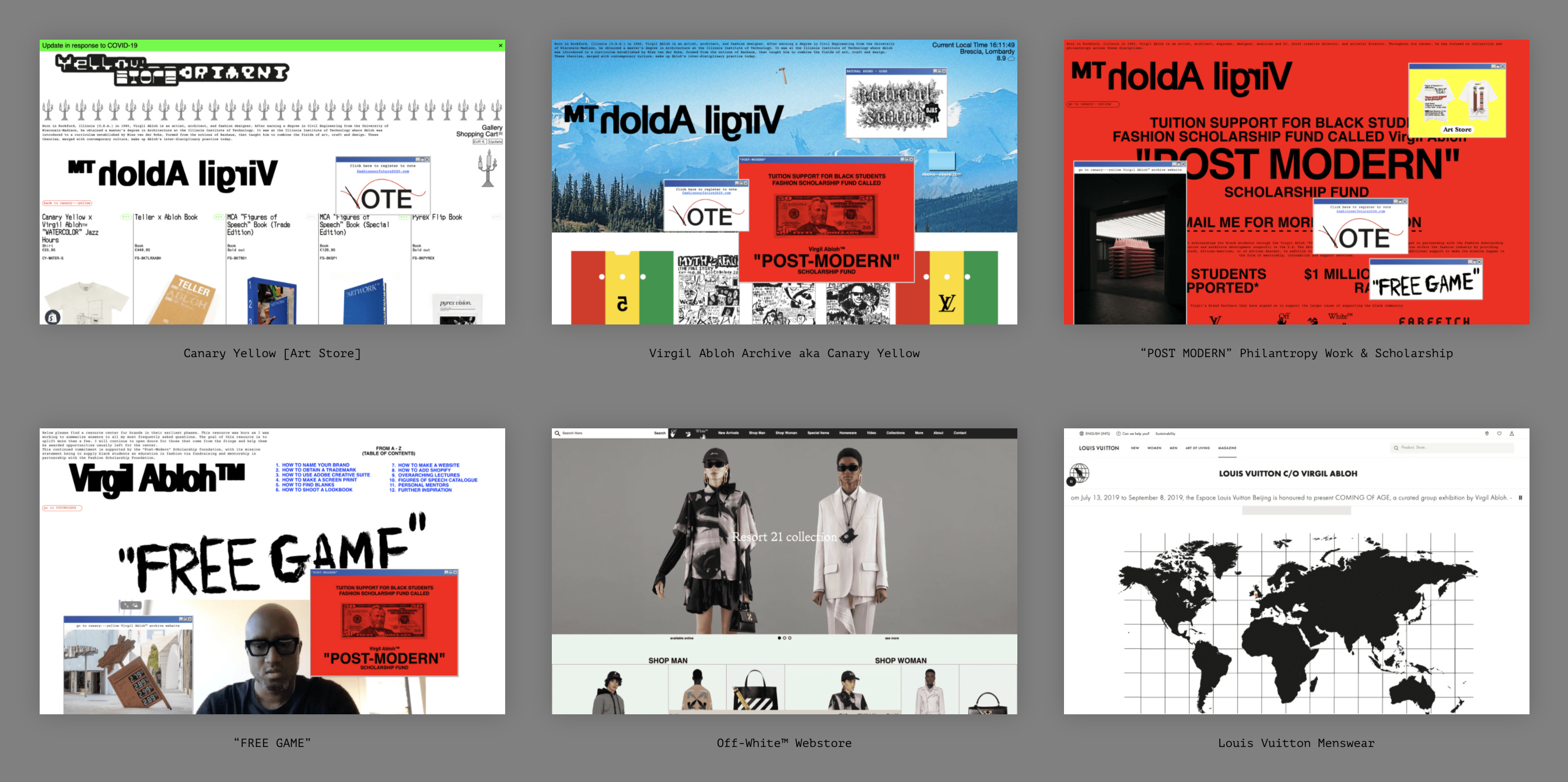Virgil abloh website hotsell