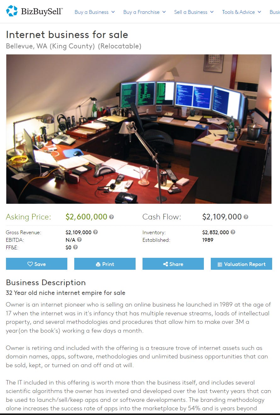 Business for Sale at 1.2x Profits