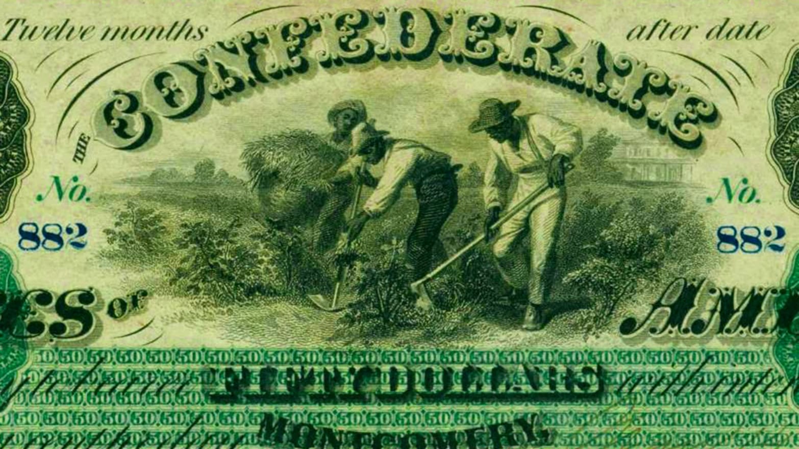The True Value of a Confederate Fifty Dollar Bill