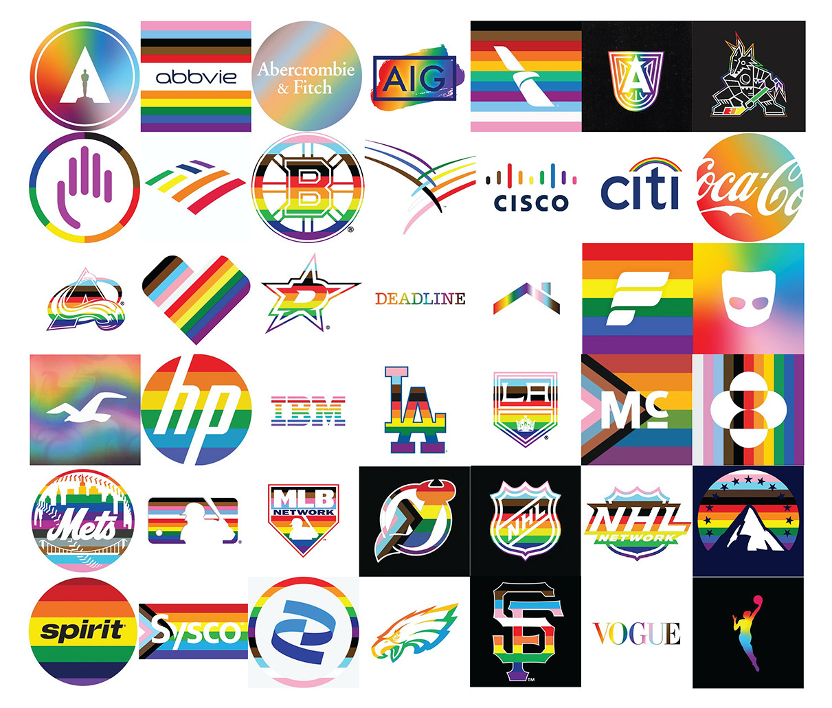 Some brands didn’t do rainbow logos this year, I wonder why?