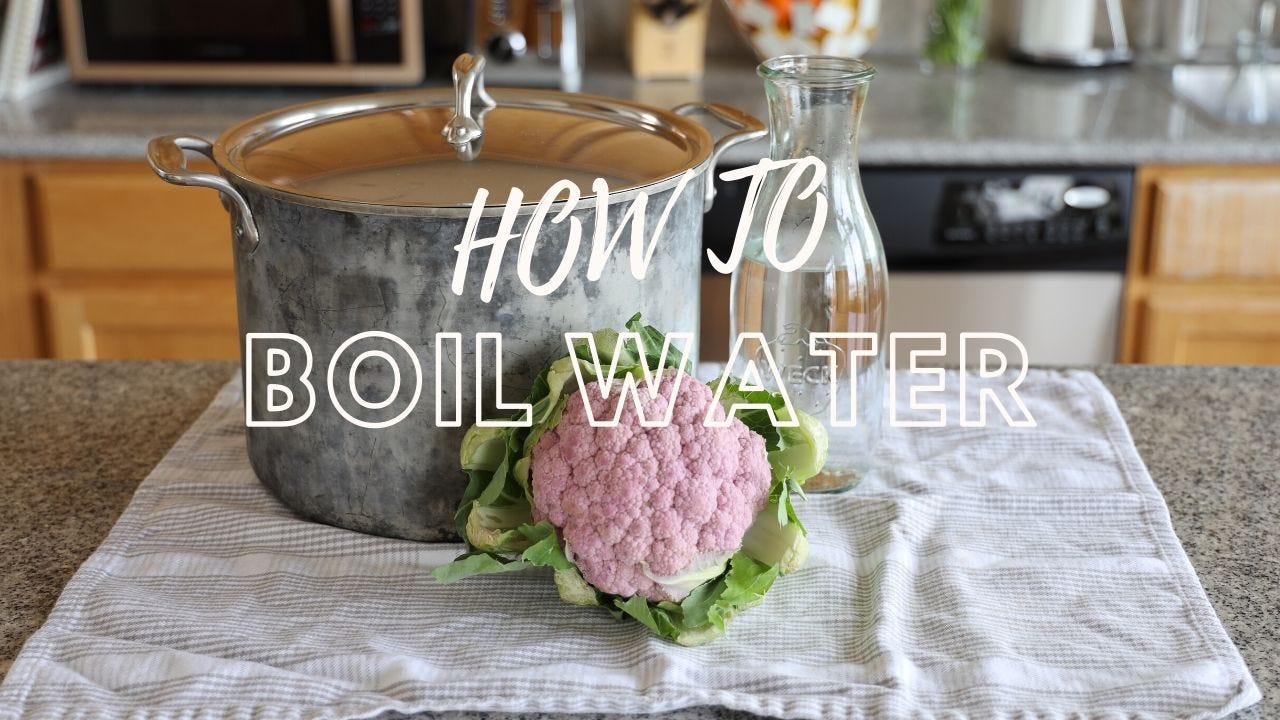 Introduction, How to Boil Water Life School