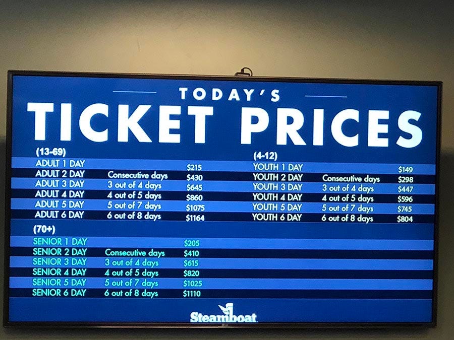 Ikon pass sales