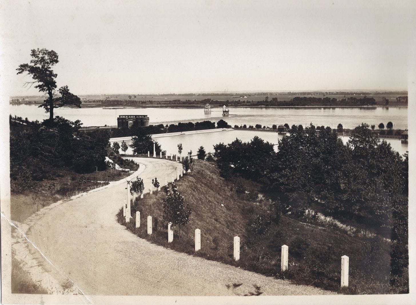 A bridge, a park, a canal: Chain of Rocks - by Jackie Dana