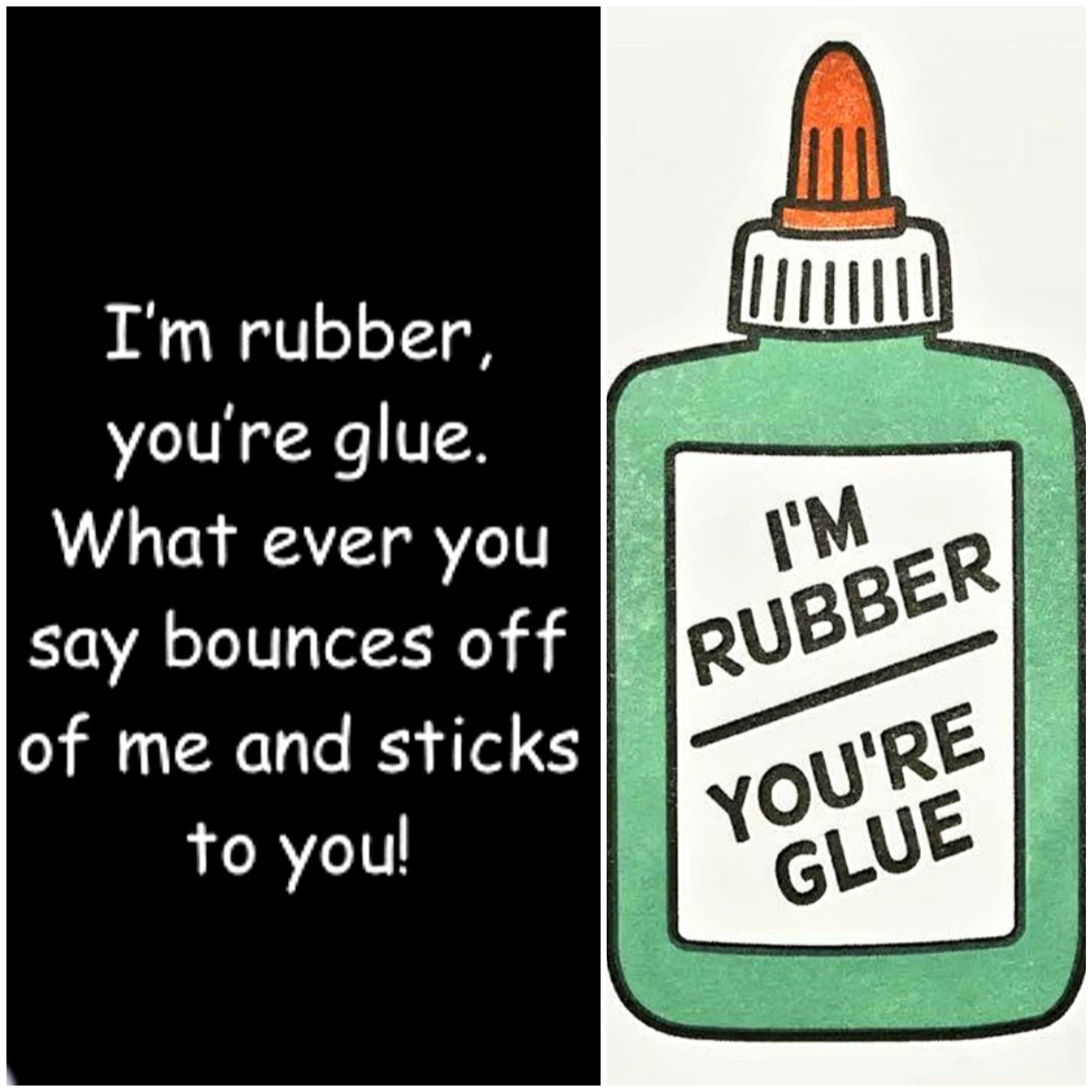 RUBBER AND GLUE by Carmen DiCello Carmen says