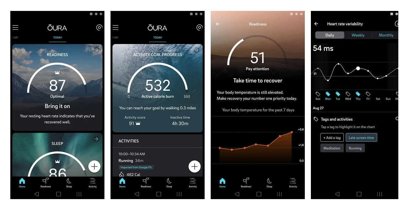 Oura sales android app