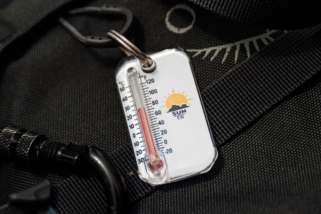 Analog store thermometer definition