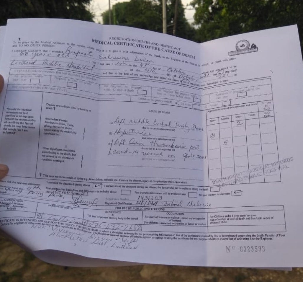 Post Vaccination Deaths In Jamaica Now 42 by Zahra Burton