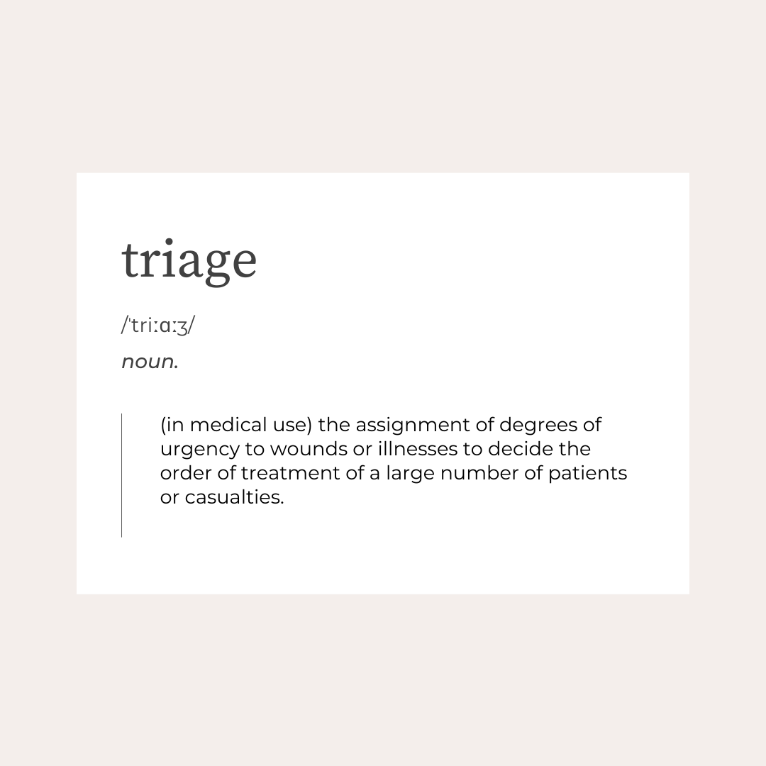 Triage Triage