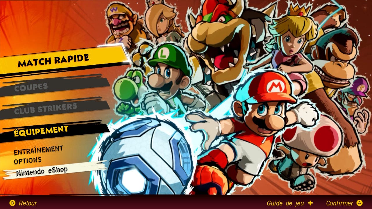 Mario strikers deals charged switch