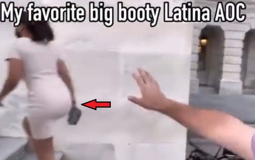 Big Booty Latina Aoc Melts Down After Dangerous Capitol Police