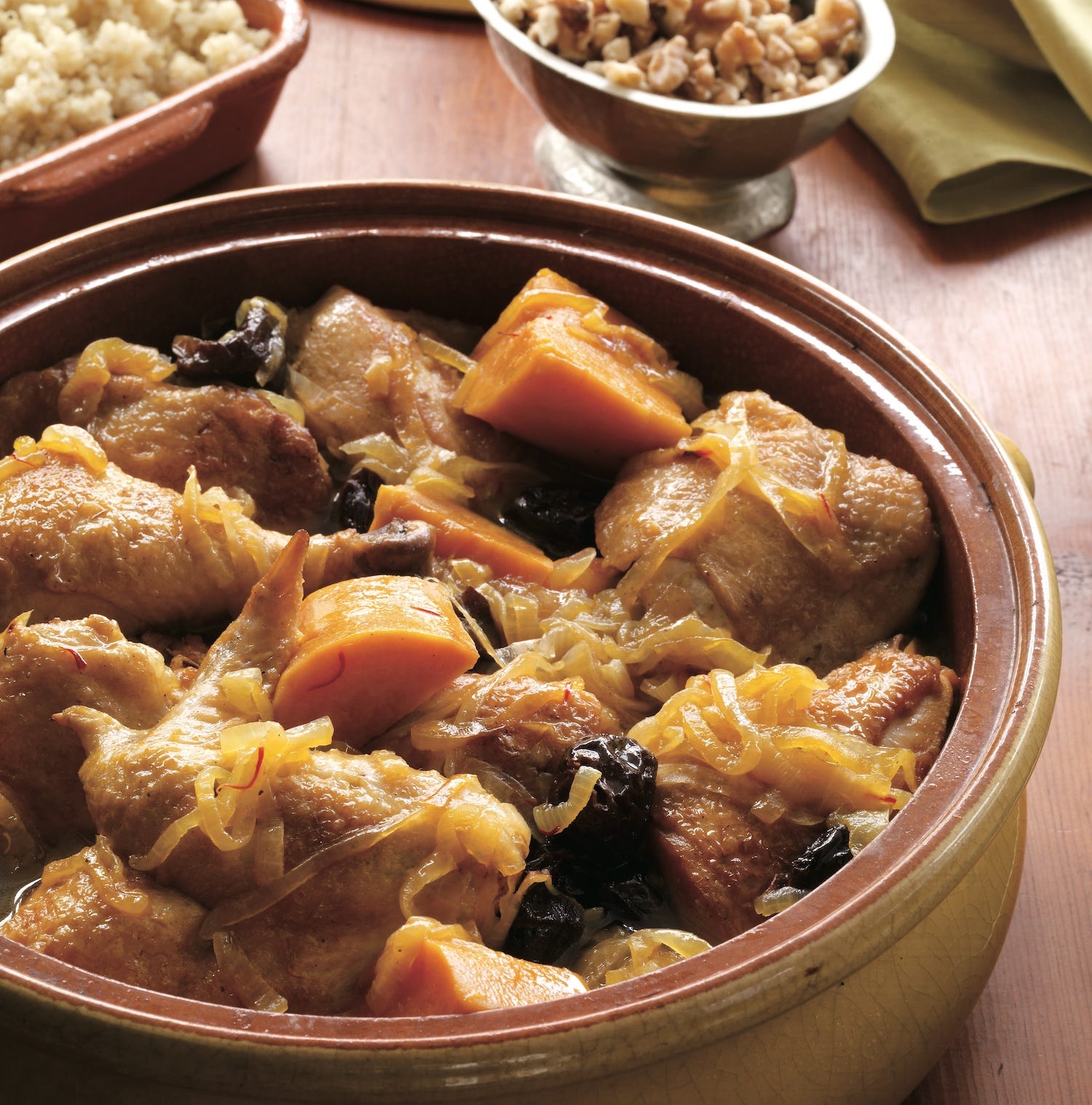 A sheetpan "tagine" recipe for a weeknight trip to Morocco