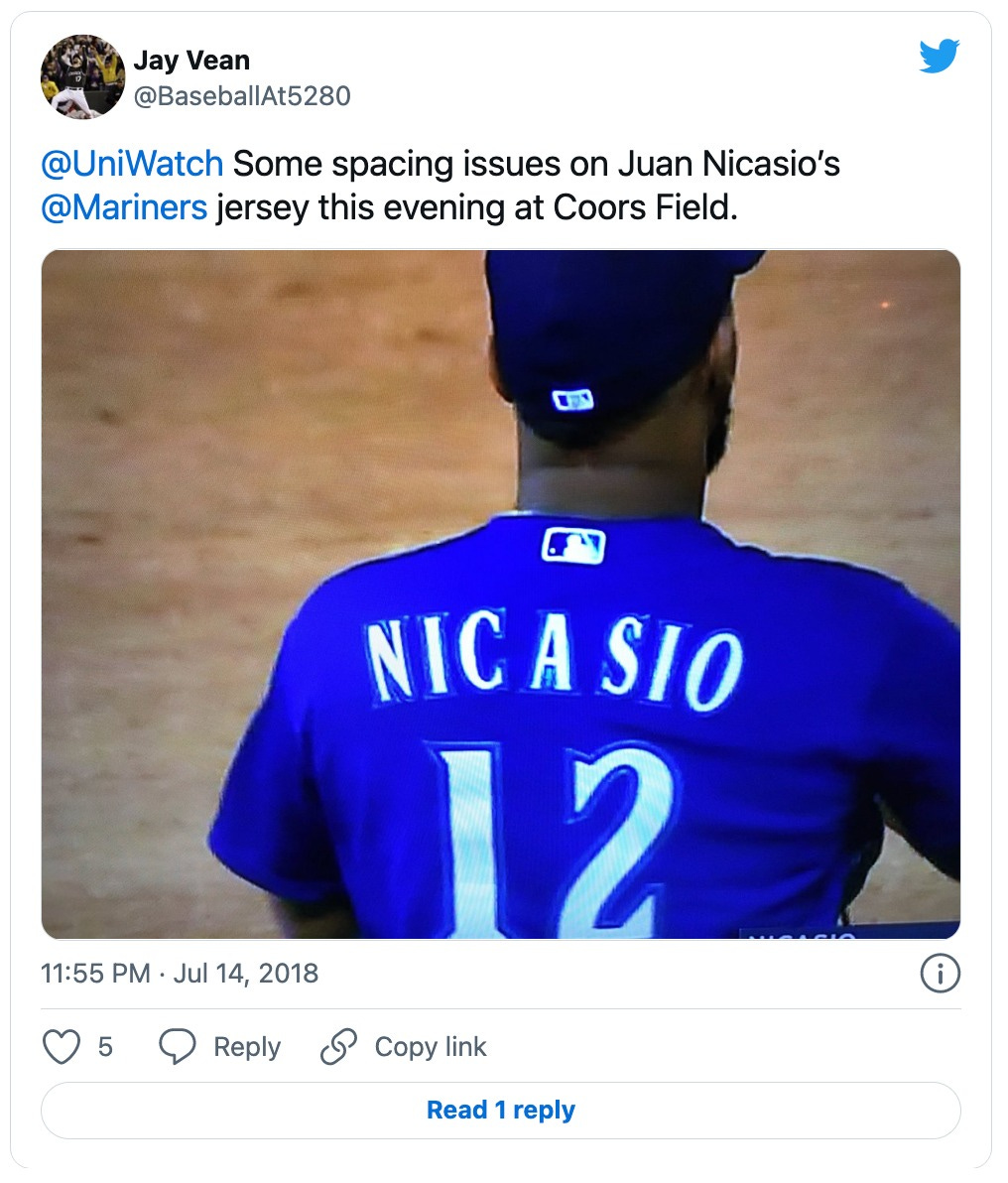 Baseball's Most Problematic Lettering Font by Paul Lukas