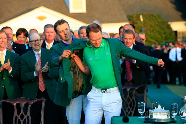 Masters green top jacket amazon