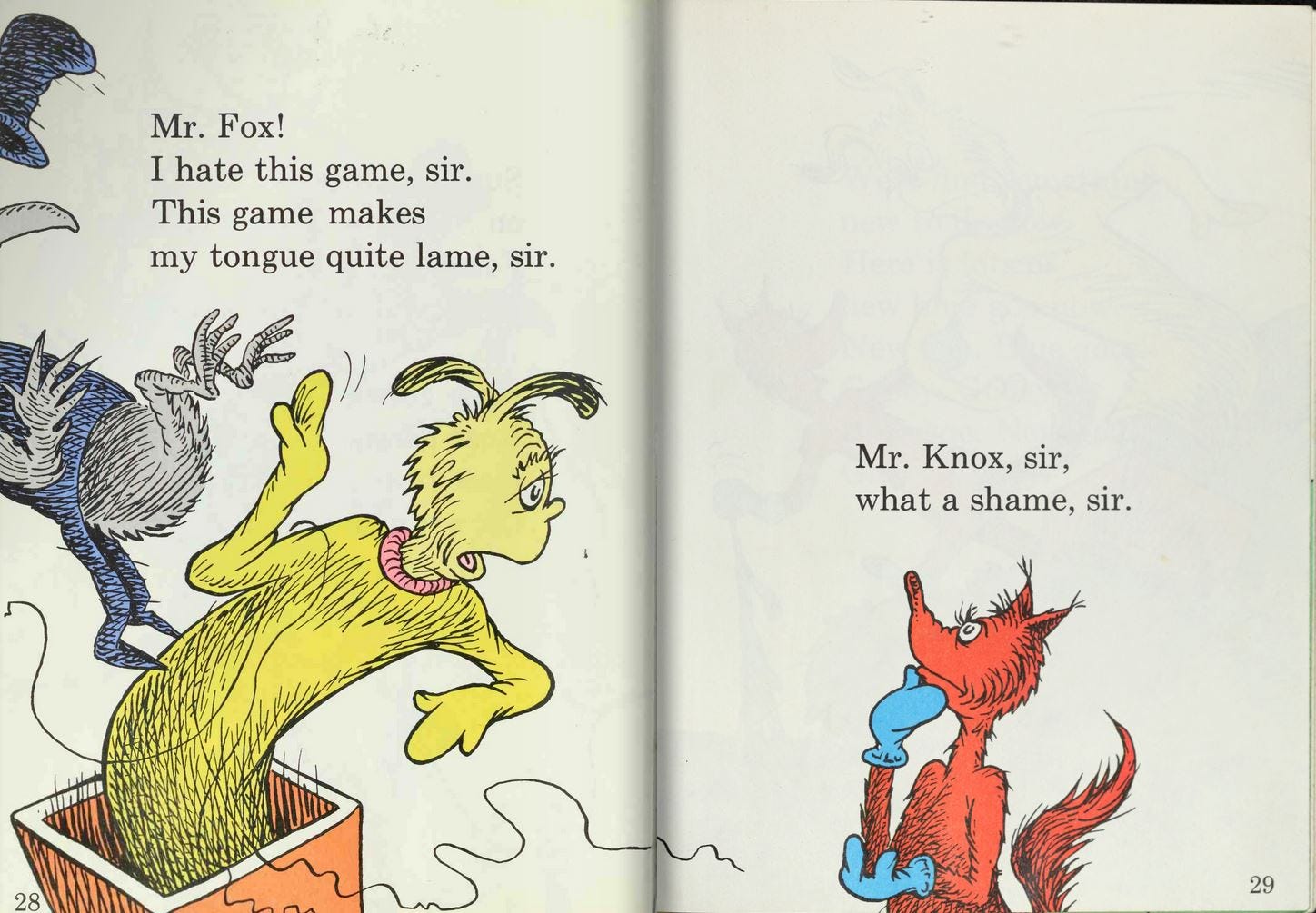 dr-seuss-fox-in-socks-analysis-sapioplex-s-substack