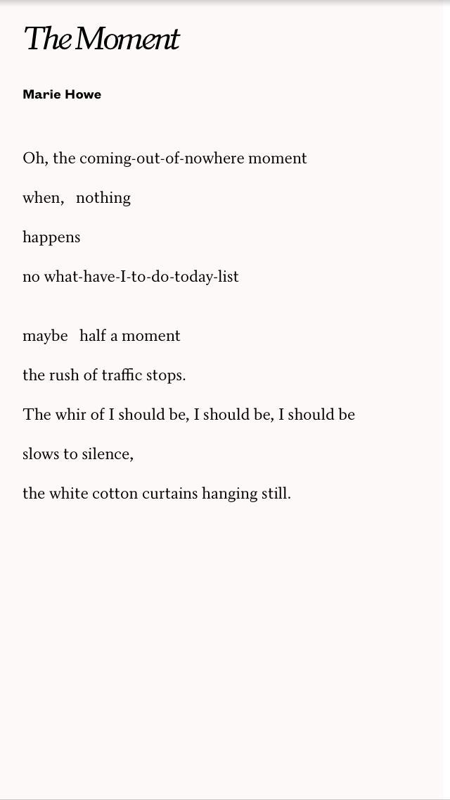 Marie How poetry pocket: my dead friends, marie howe - Ars Poetica