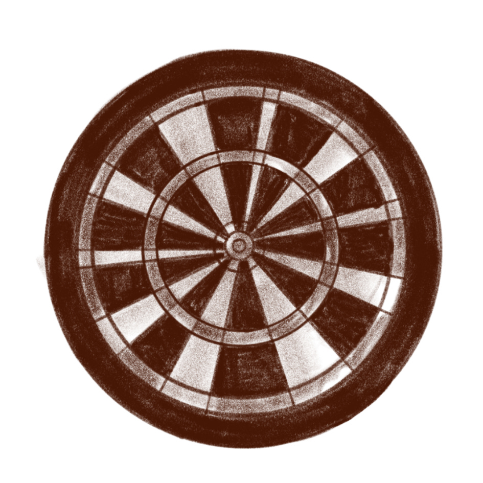 What makes deals a good dartboard