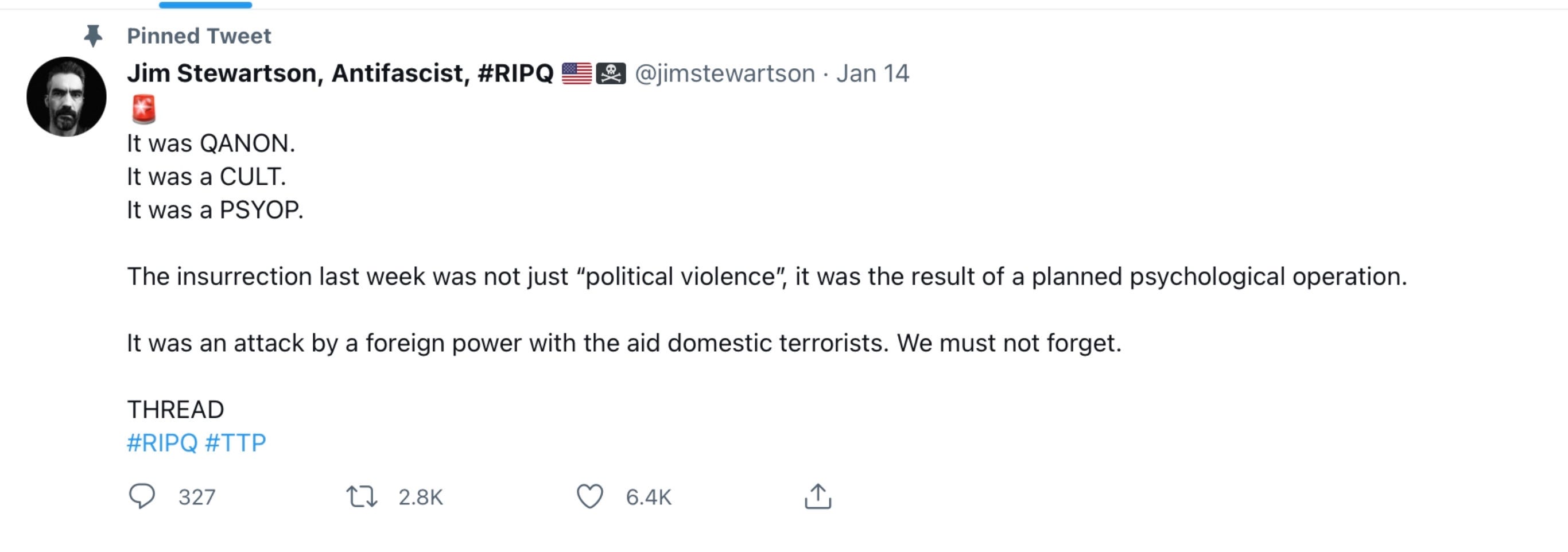 Mike Flynn: QAnon is a damn good psyop