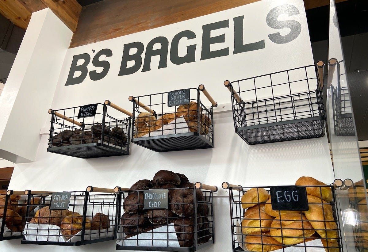 Can I get a good Gig Harbor bagel at... B's Bagels & Butters