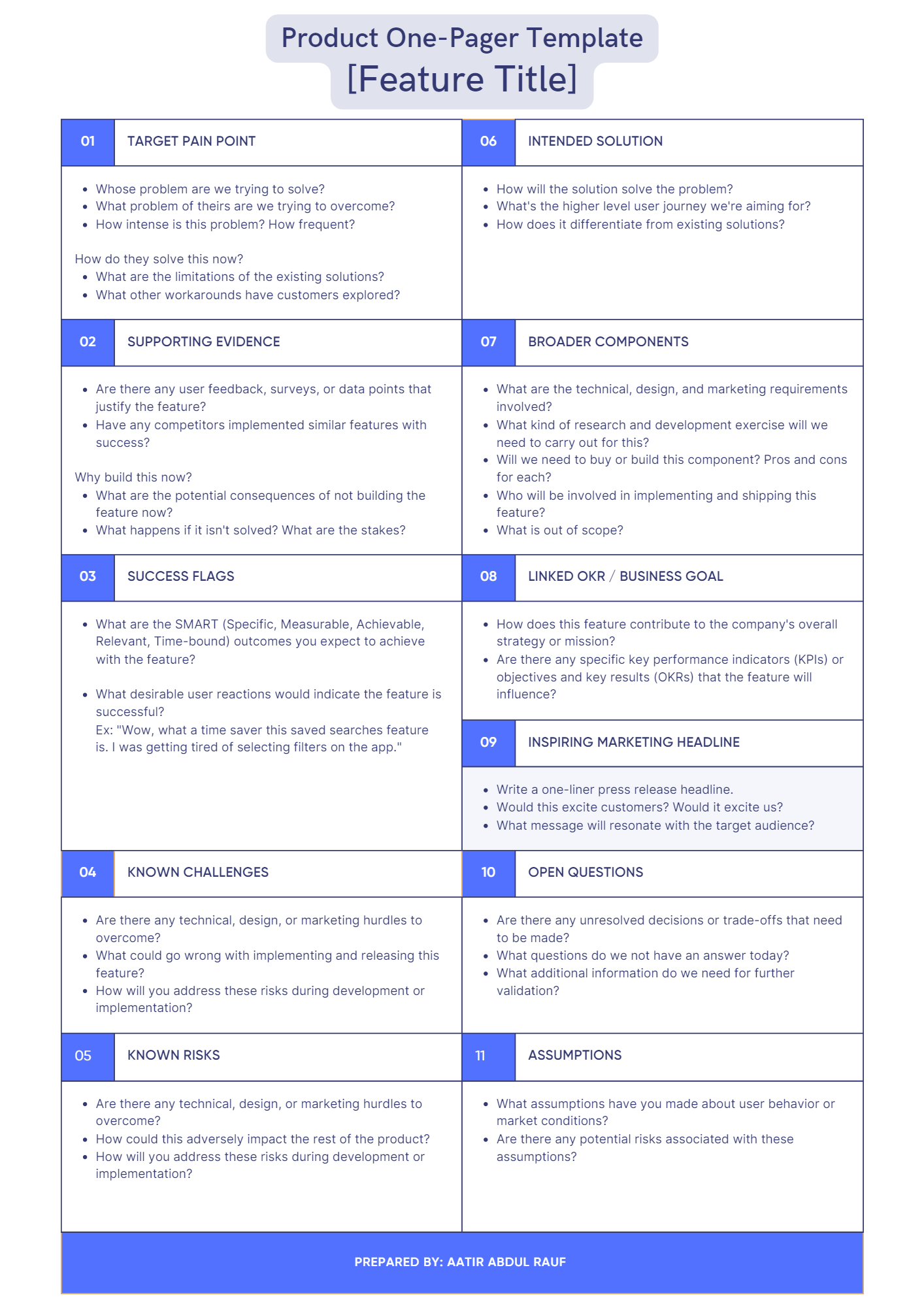 How to write a Product One Pager (w/ Examples)
