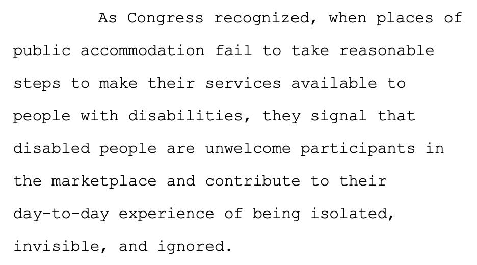 Testing quot testers quot in a Supreme Court disability rights argument
