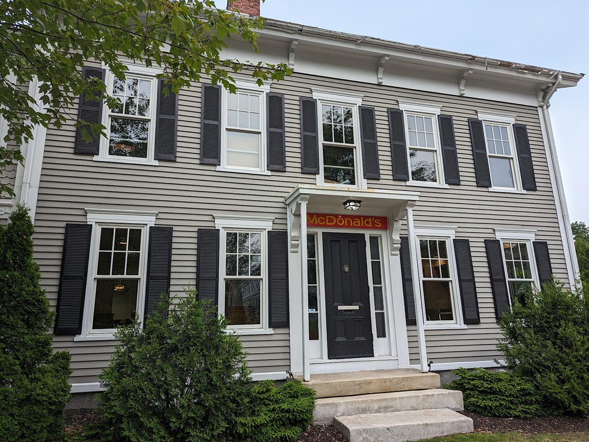 A Unique McDonald's in Freeport, Maine The Retroist