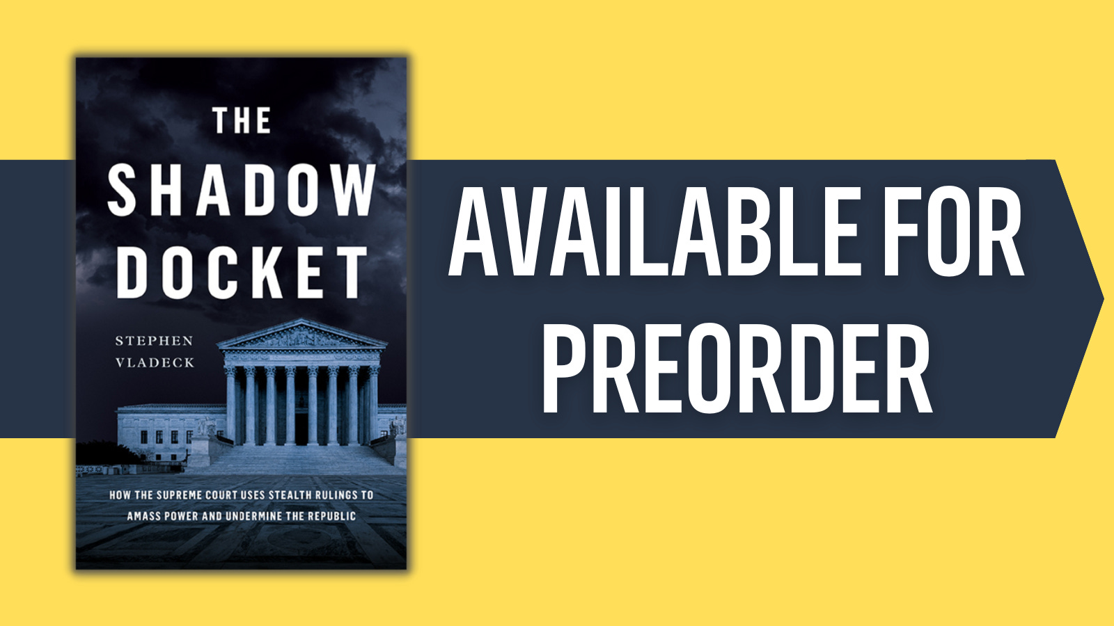 Bonus 13 "The Shadow Docket" Book Trailer