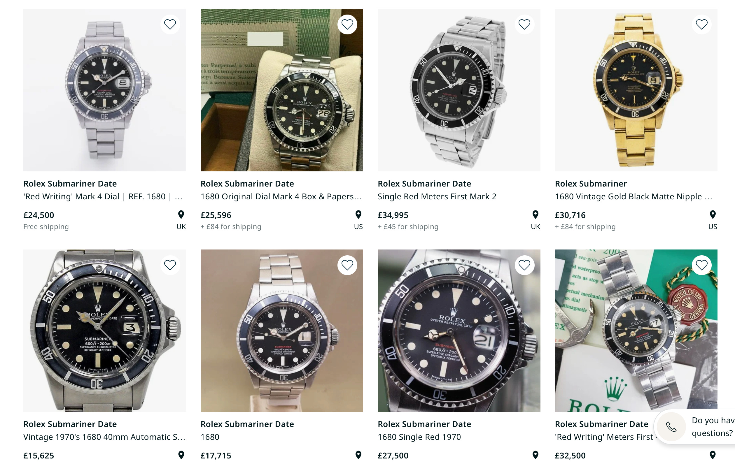 Rolex vs S P500 WristCheck