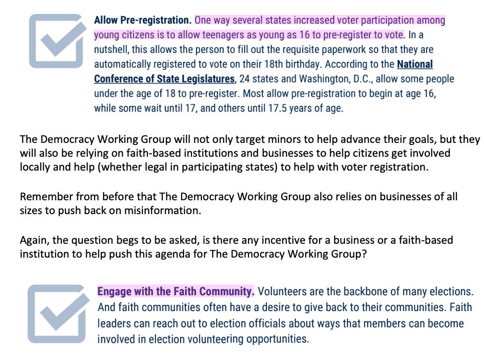 IMPORTANT - A Breakdown Of The Democracy Working Group's 'Democracy ...