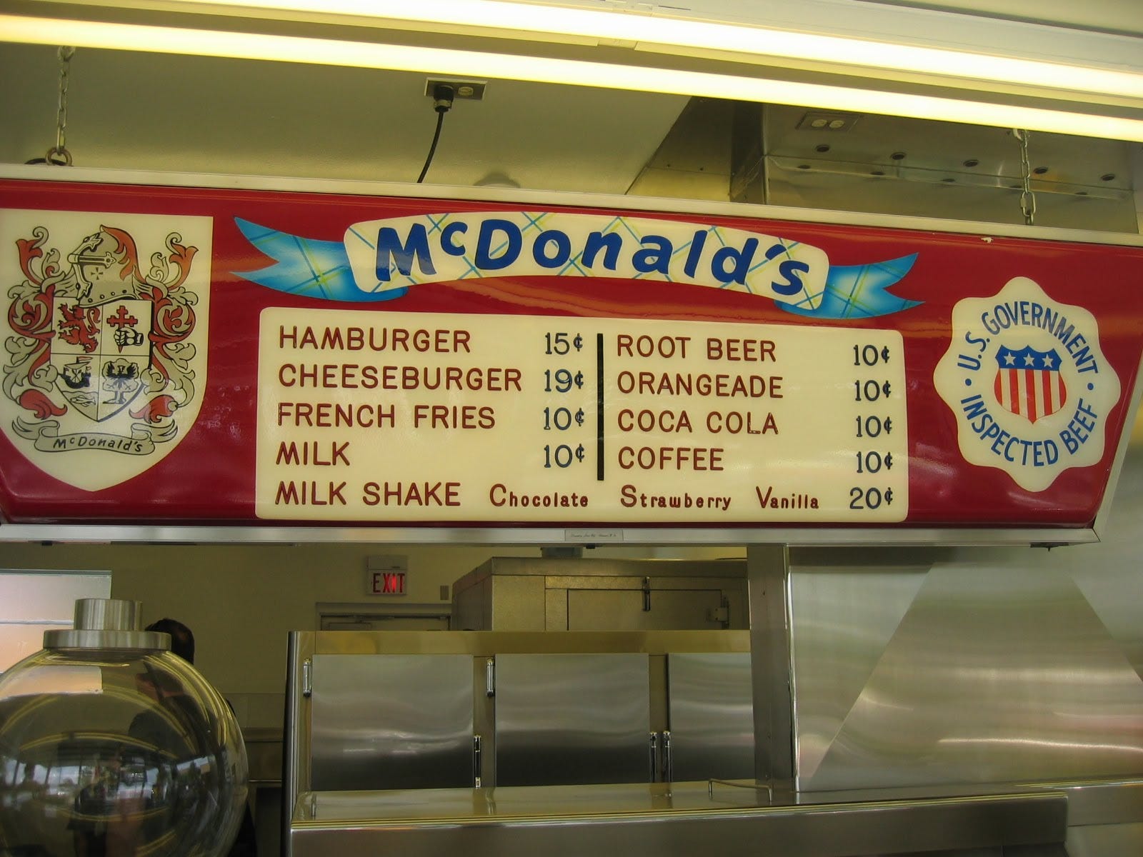 Mcdonalds original menu cheap