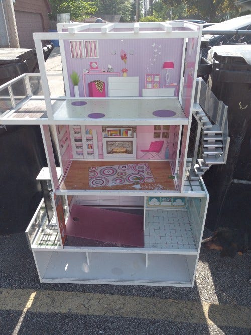 Barbie store dog van