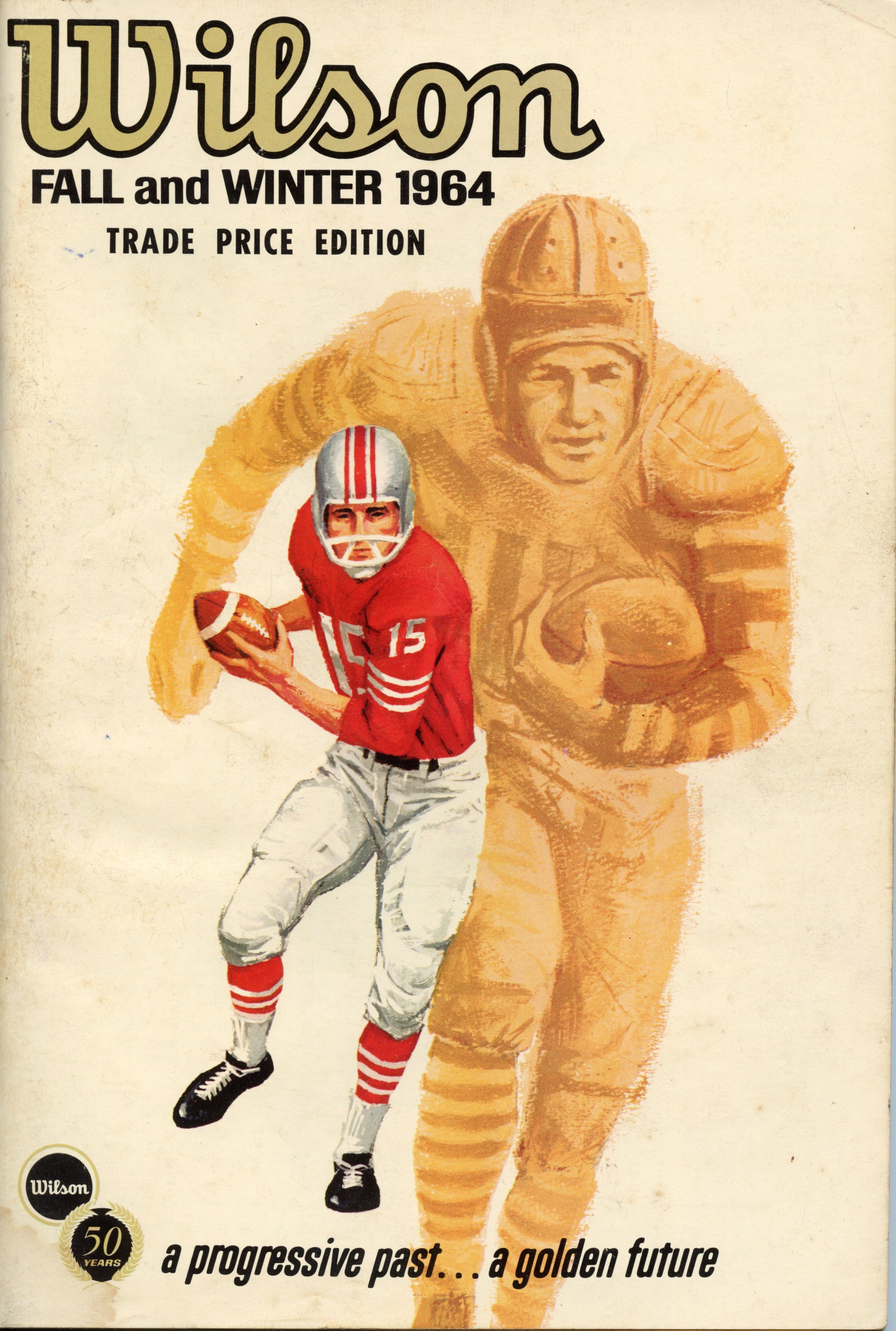 Wilson Football Jerseys of 1964 Football Archaeology
