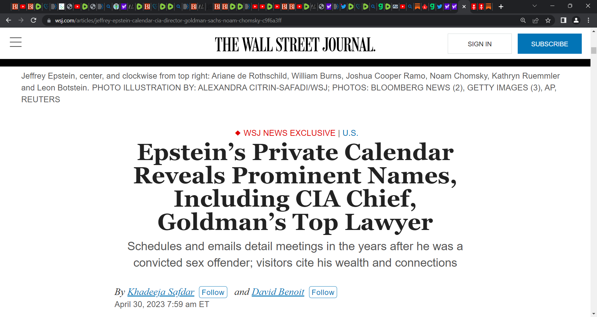 Epstein s Private Calendar Reveals Prominent Names Including CIA Chie