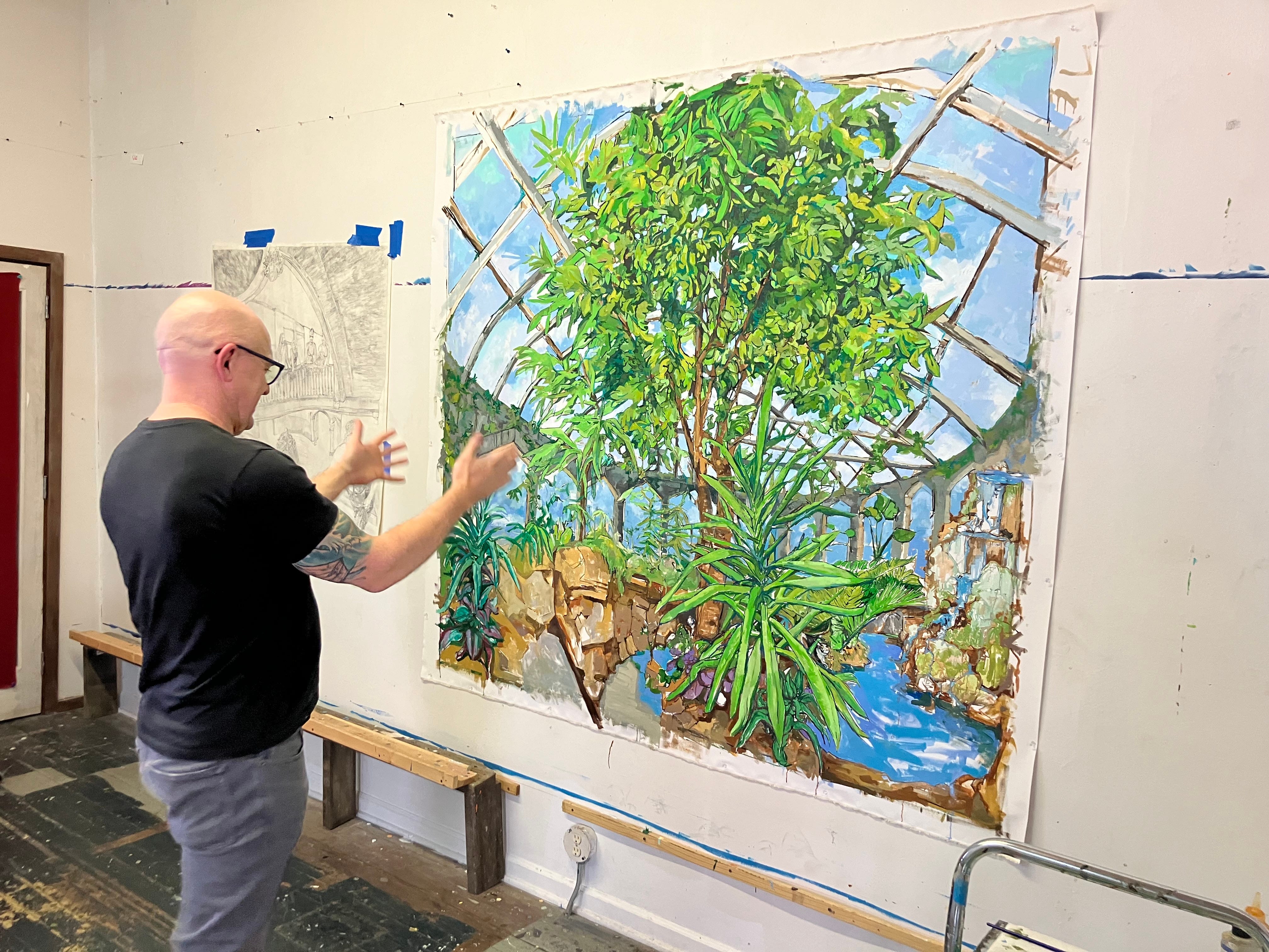 PART II Watie White On His Benson Murals Mixing The Absurd With The part-ii-watie-white-on-his-benson-murals-mixing-the-absurd-with-the