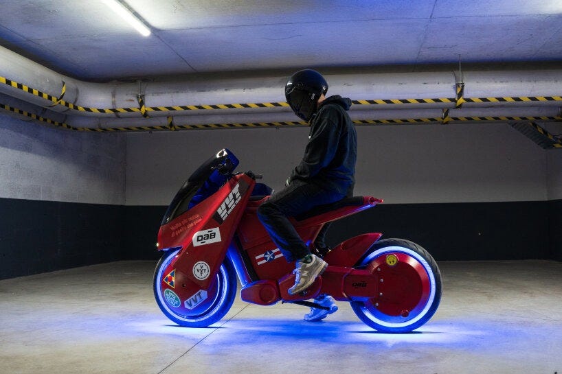 DAB motors takes after Shotaro Kaneda's bike in Akira