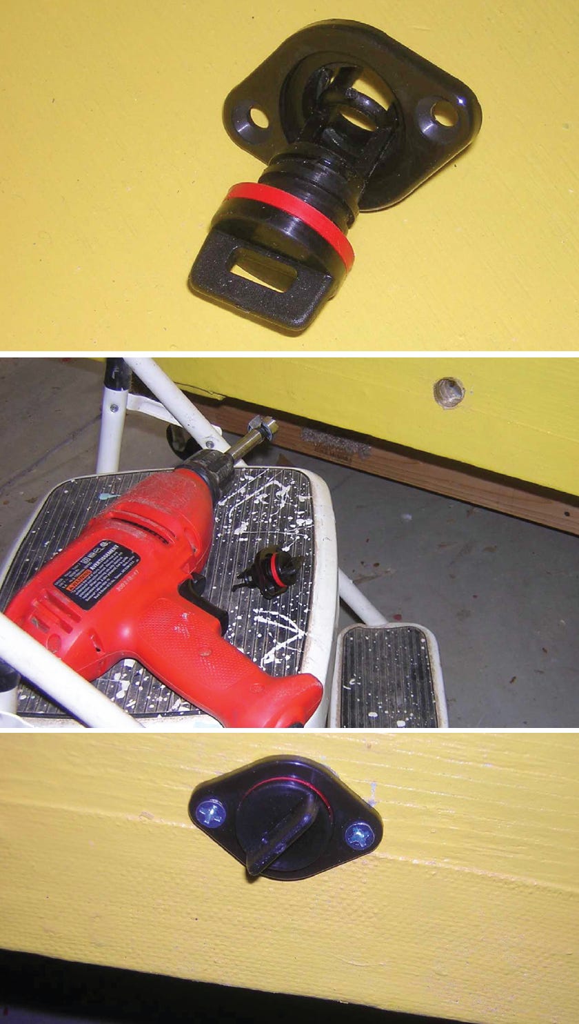 Install a Drain Plug Small Craft Advisor