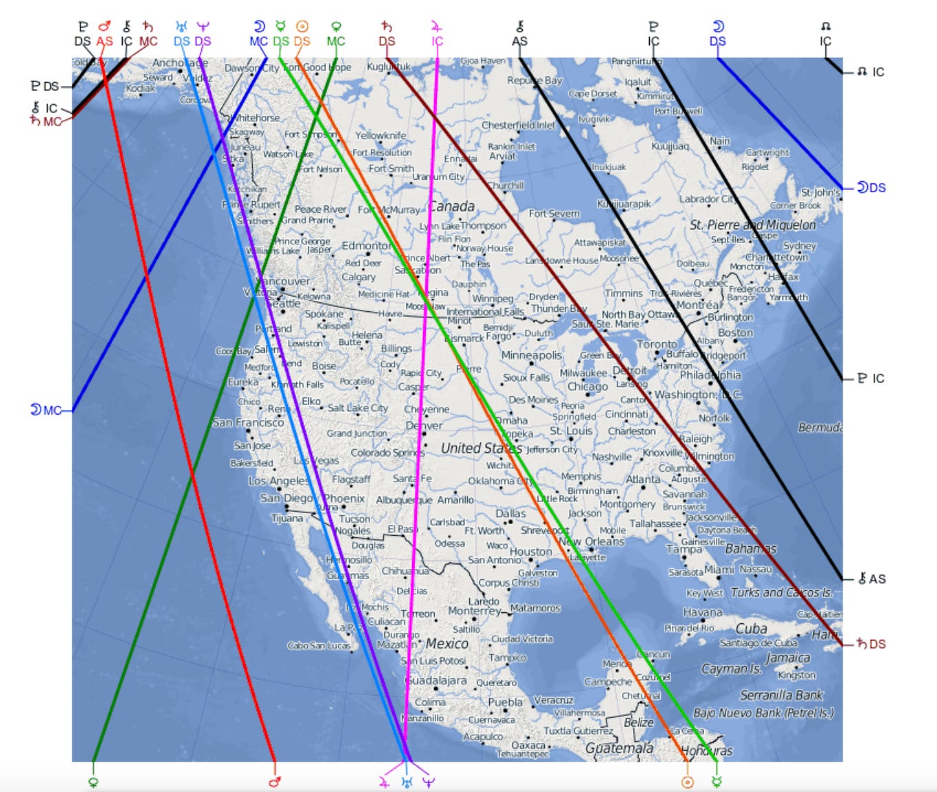 Astrocartography & Relocation Charts by Alice Bell