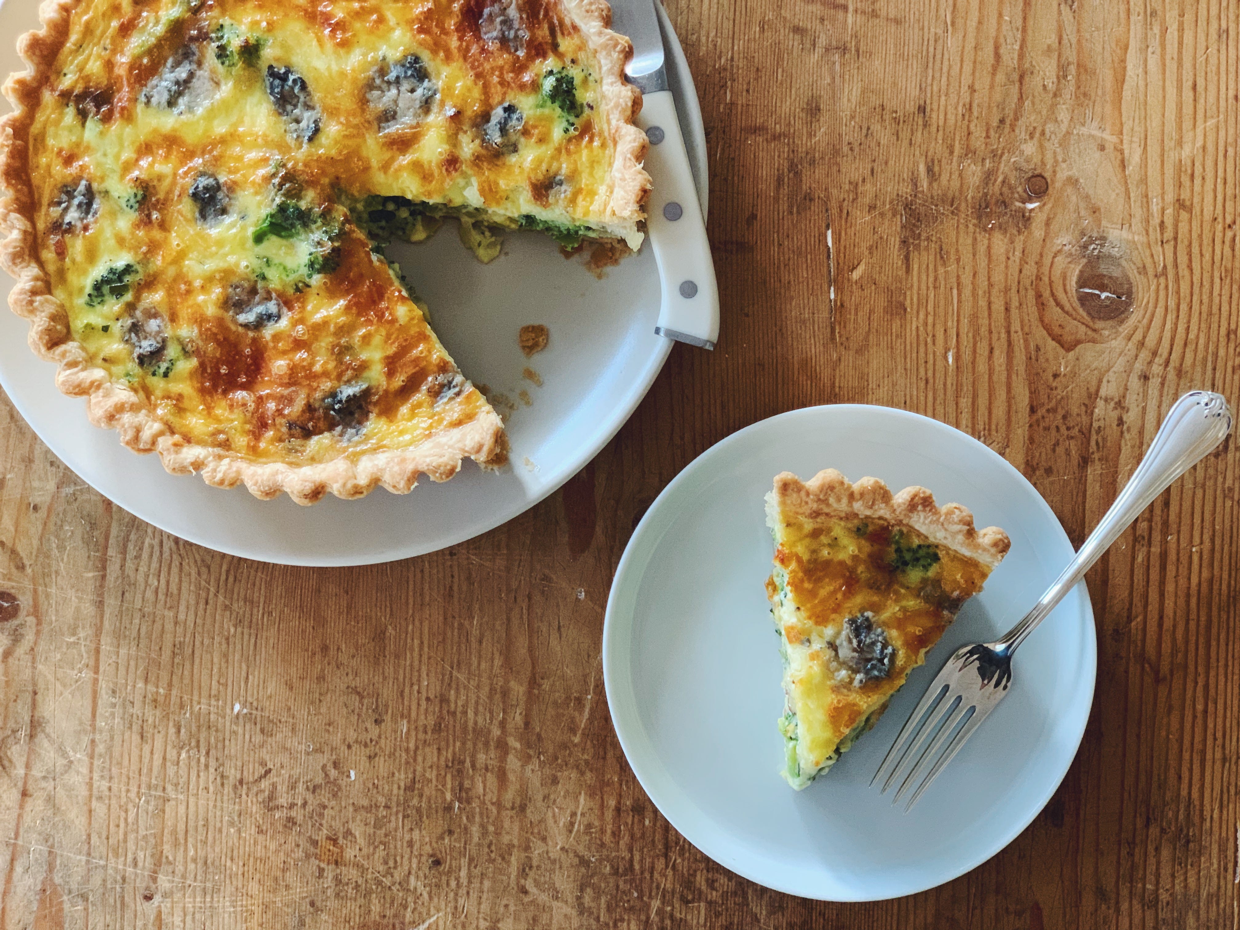 A Recipe for DeepDish Quiche by Domenica Marchetti